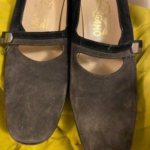 Suede Ferragamo Shoes
